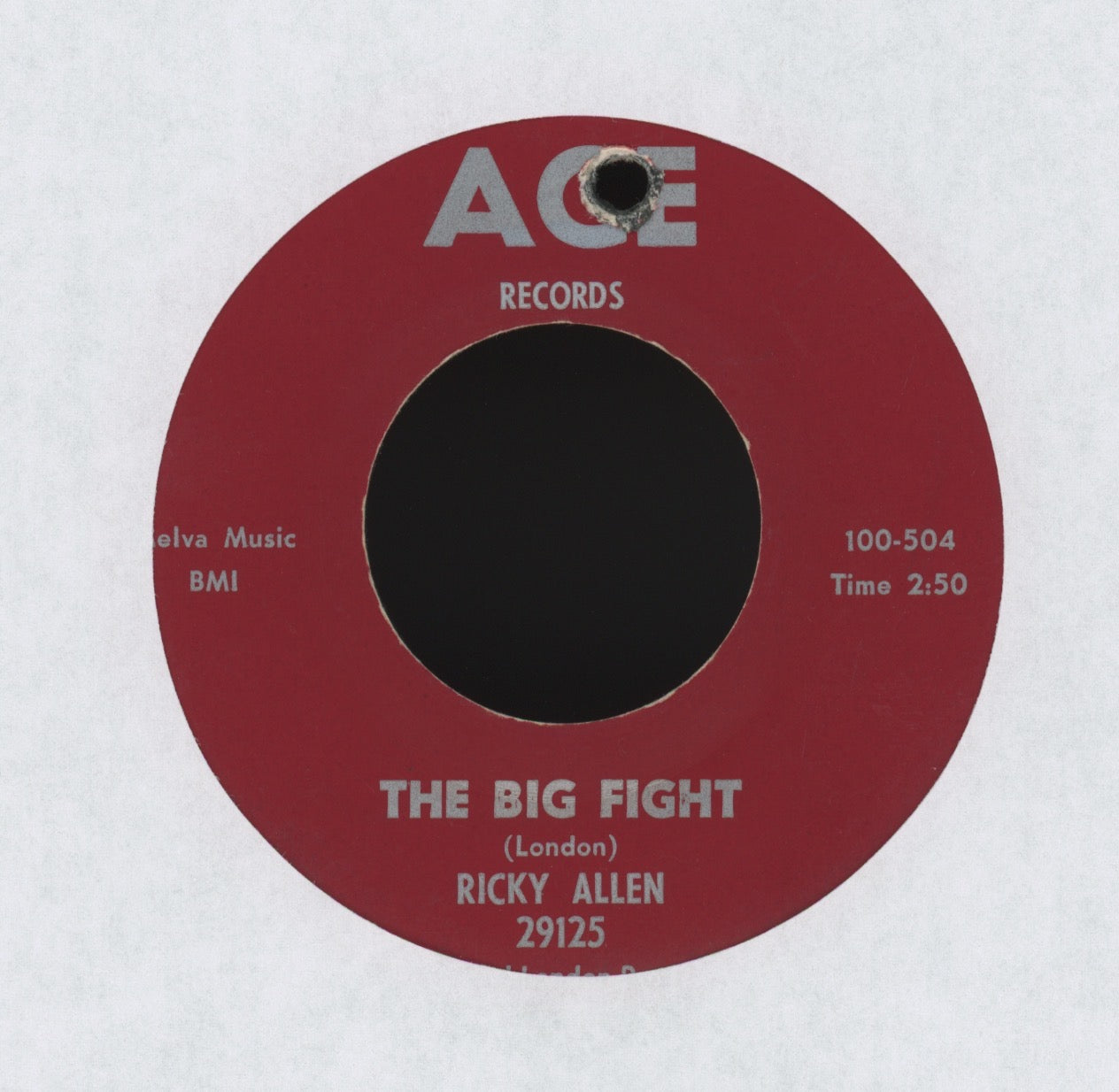 Ricky Allen - Help Me Mama on Age R&B 45