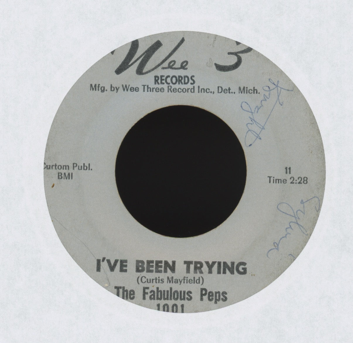 The Fabulous Peps - With These Eyes on Wee 3 Northern Soul 45