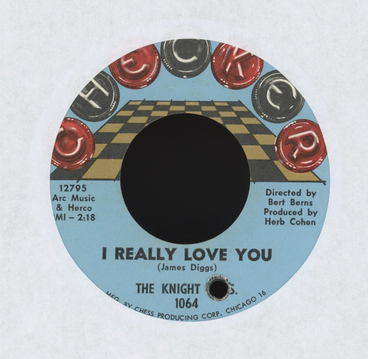 Knight Brothers - Second Hand Lover on Checker Northern Soul 45