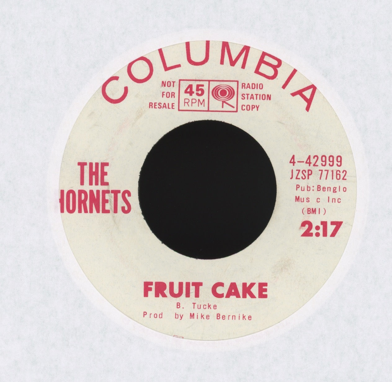 The Hornets - Fruit Cake on Columbia Promo Soul Jazz 45