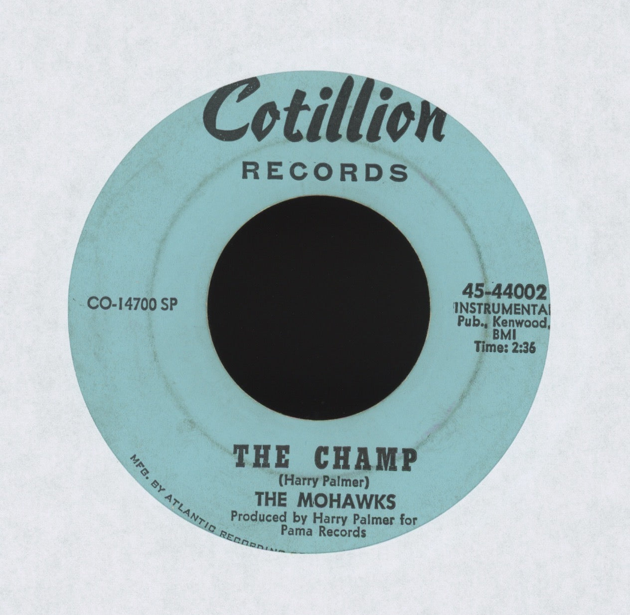 The Mohawks - The Champ on Cotillion Mod Funk 45