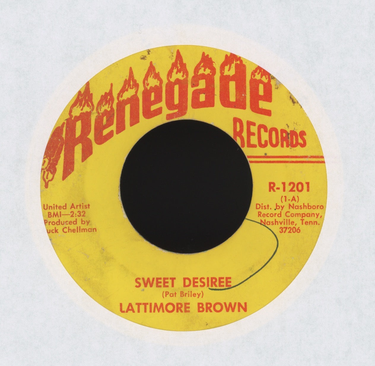 Lattimore Brown - Sweet Desiree on Renegade Funk 45