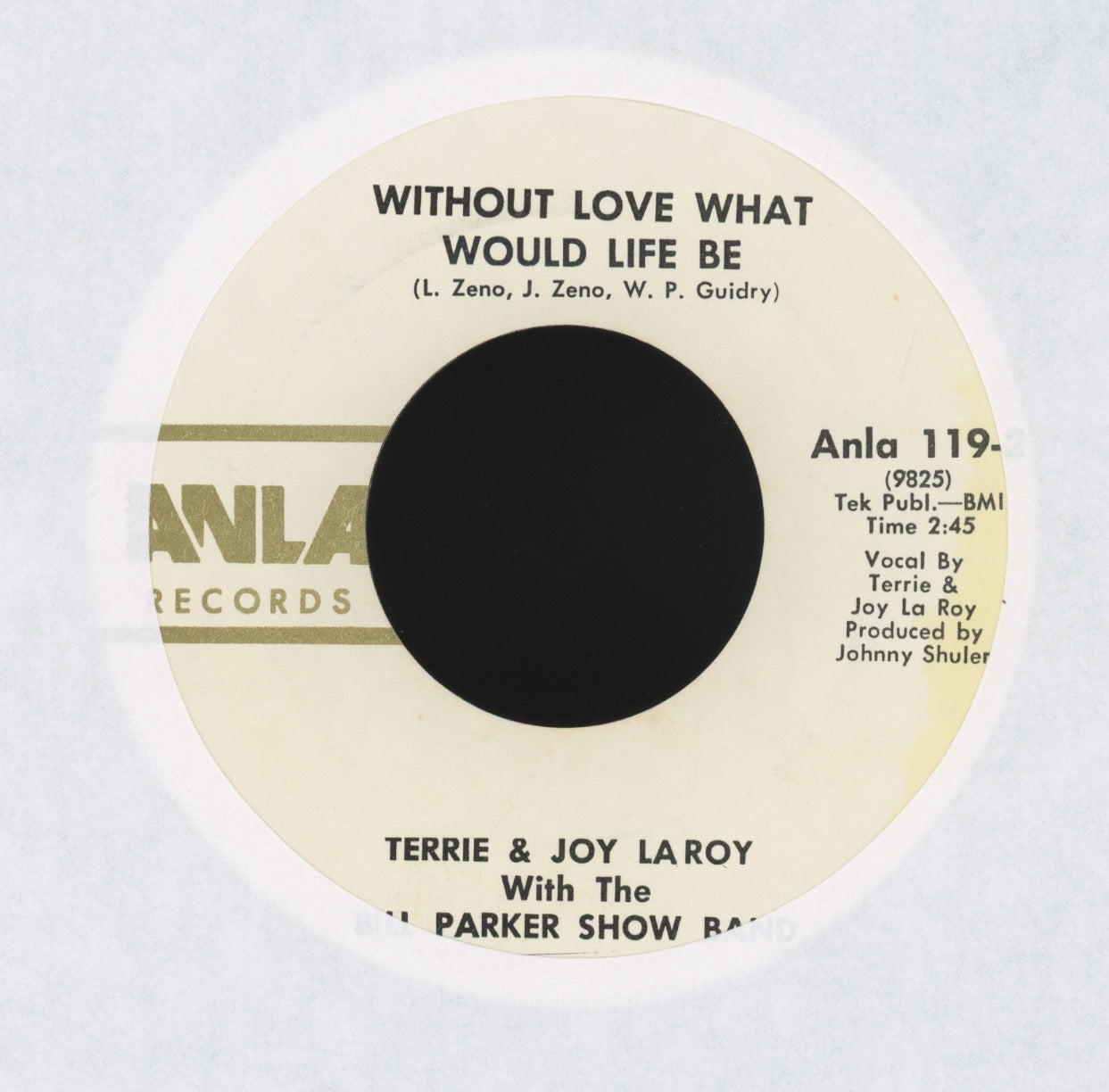 Terrie & Joy La Roy With The Bill Parker Show Band - Why I Shed So Many Tears on Anla Northern Soul 45