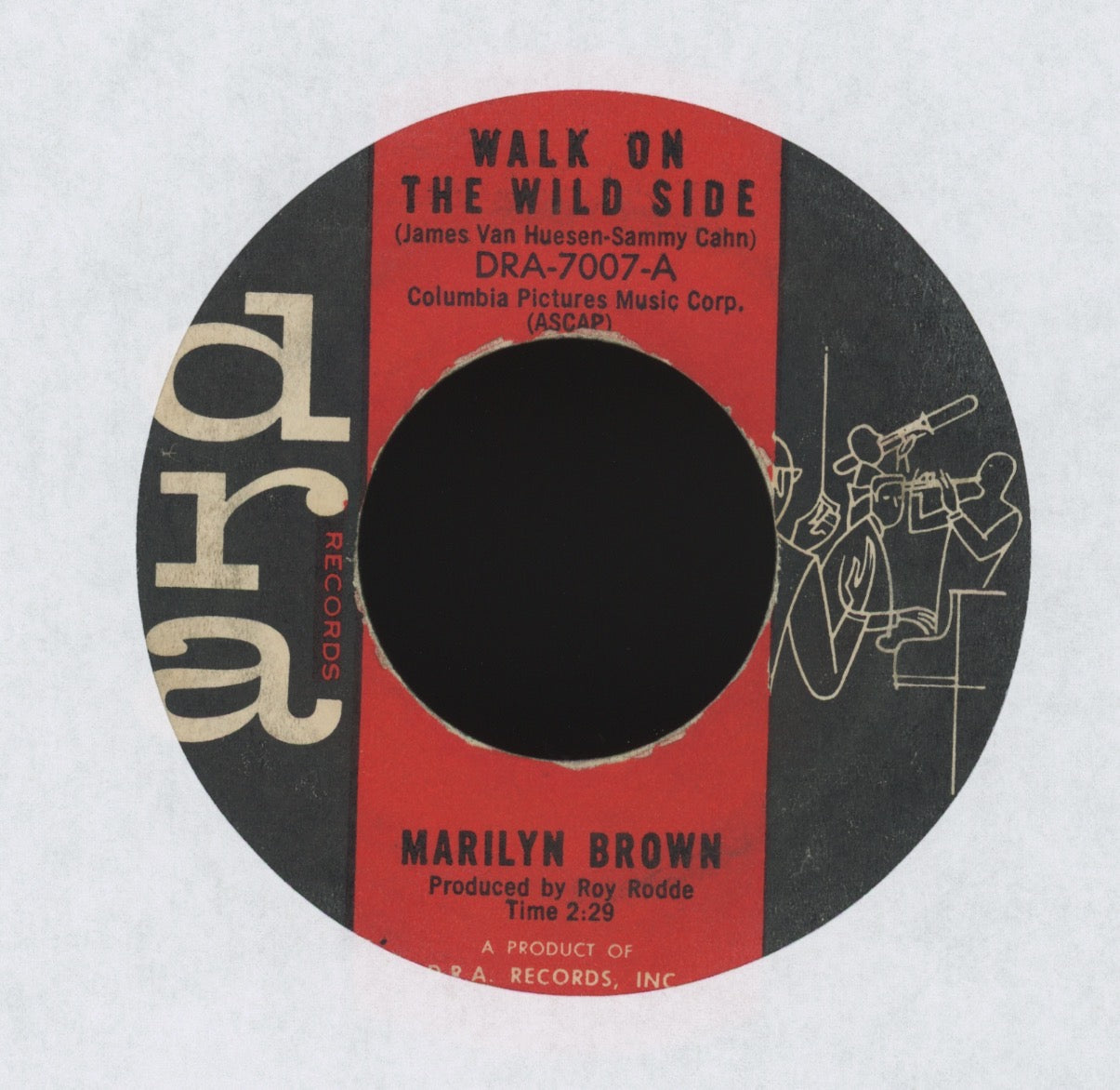 Marilyn Brown - Walk On The Wild Side on DRA R&B Popcorn 45