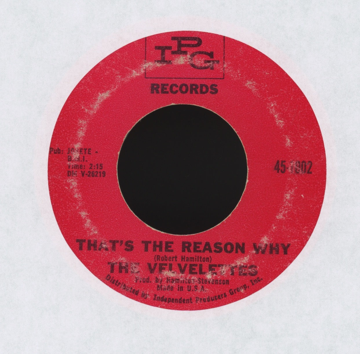 The Velvelettes - There He Goes on IPG R&B Girl Group 45