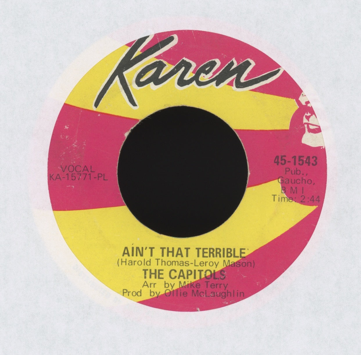 The Capitols - Soul Brother Soul Sister on Karen Soul Funk 45