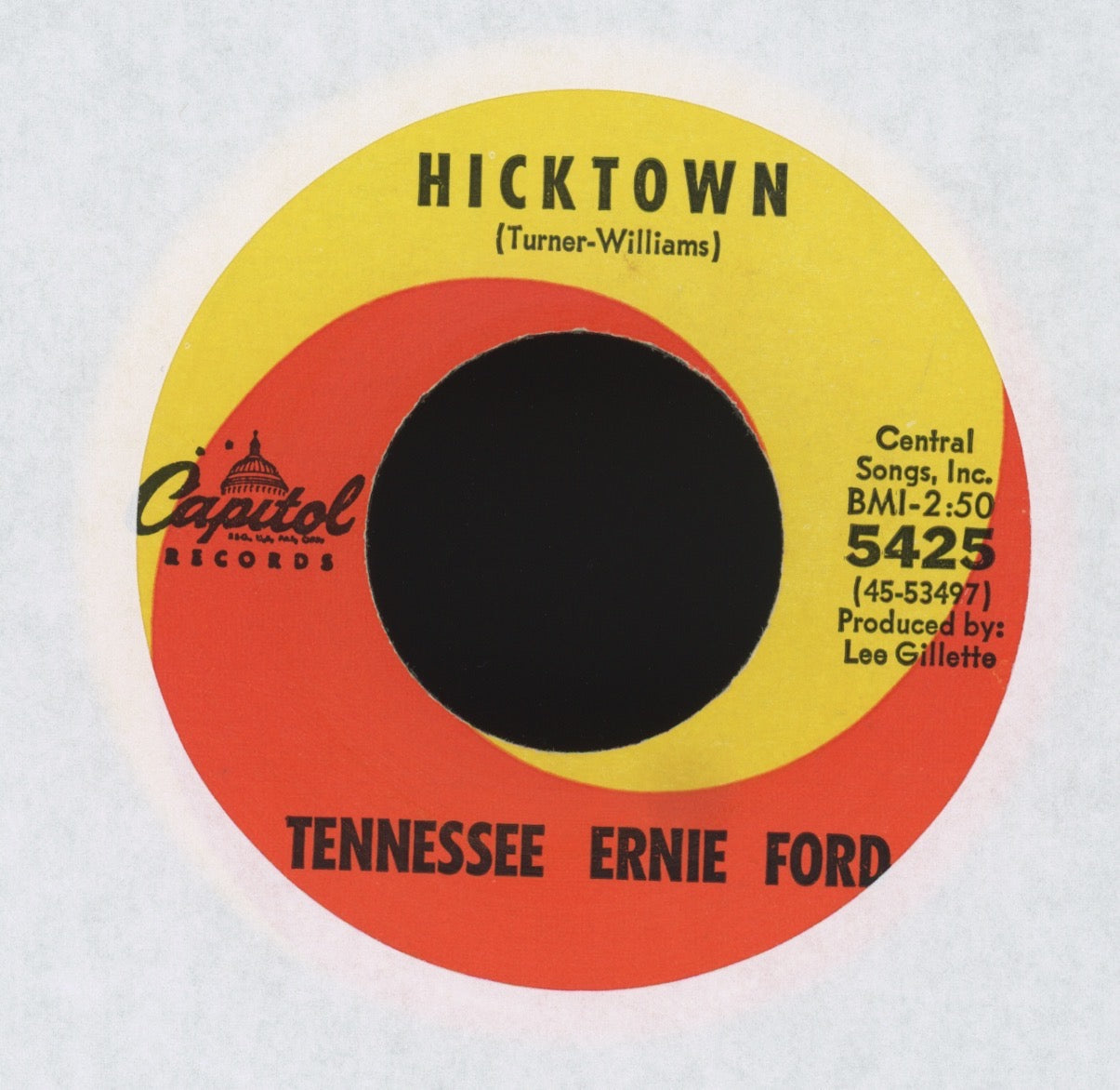 Tennessee Ernie Ford - Sixteen Tons on Capitol R&B Popcorn Mod 45