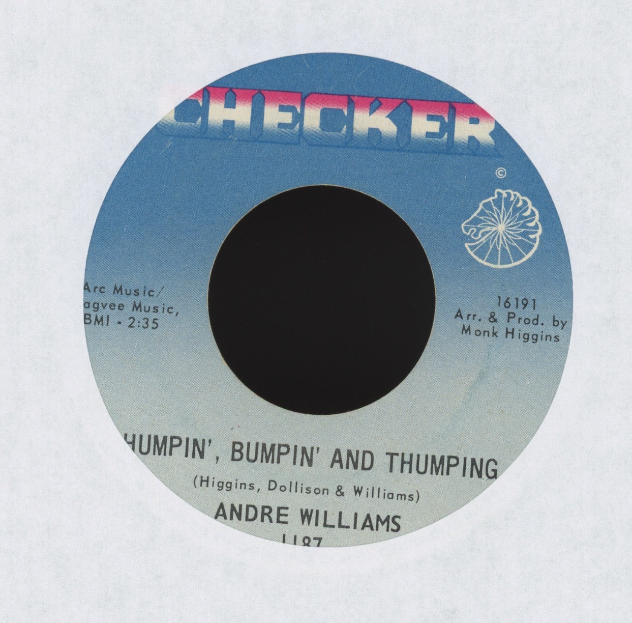 Andre Williams - The Stroke on Checker Funk 45
