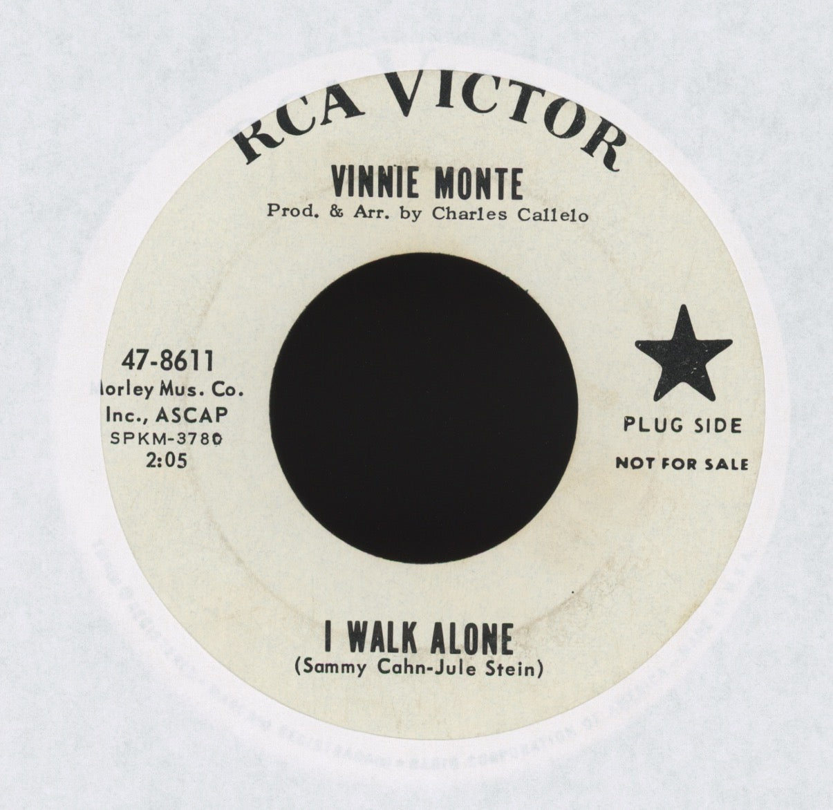 Vinnie Monte -I Don't Have the Heart to Tell Her on RCA Promo Northern Soul 45