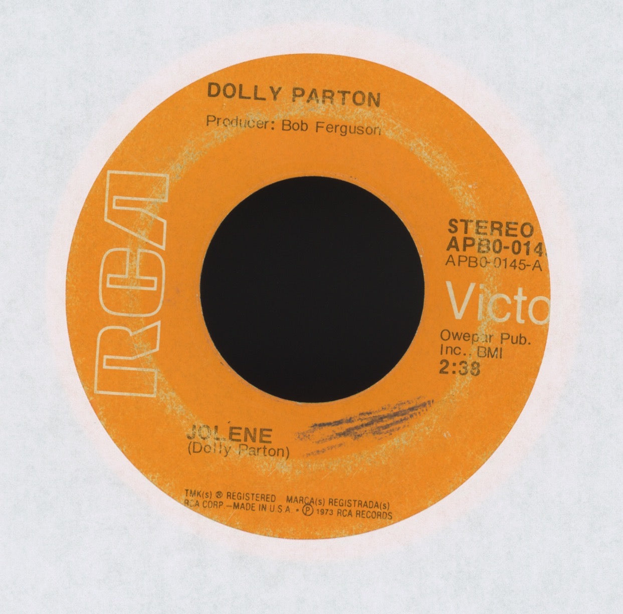 Dolly Parton - Jolene on RCA