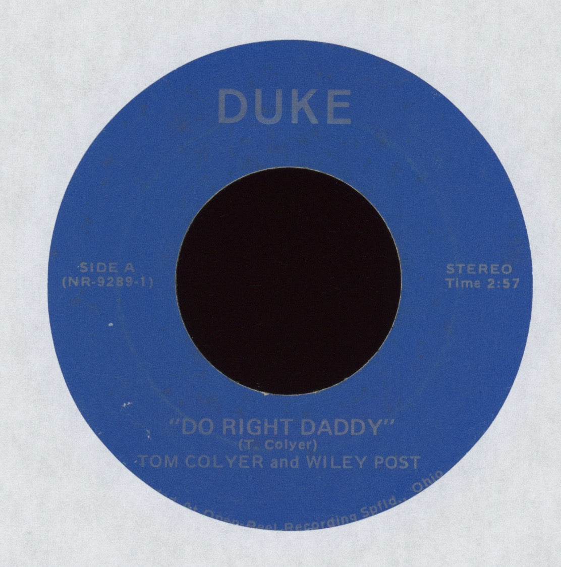 Wiley Post & Tom Colyer - High Risk on Duke Funk 4