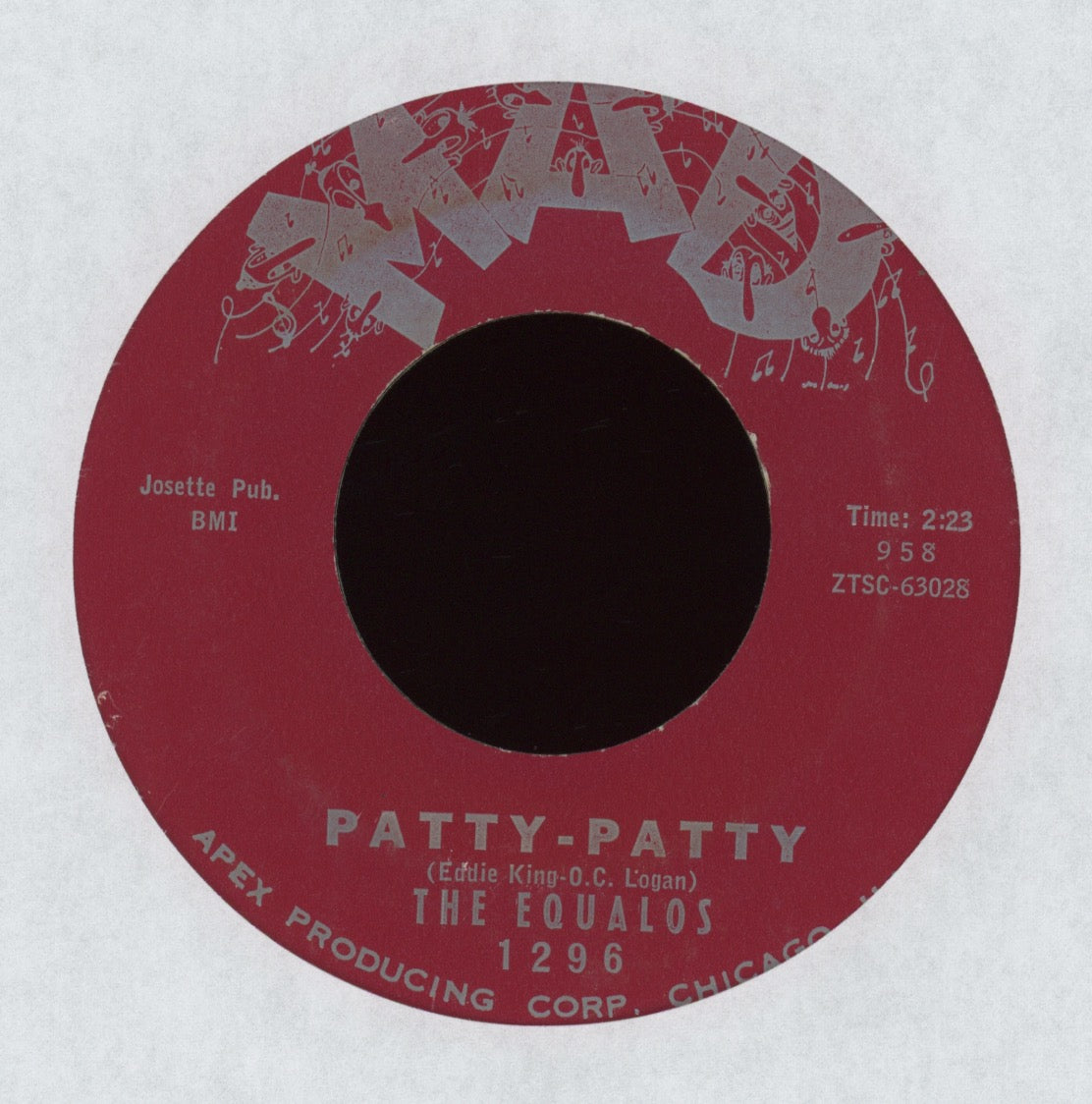 The Equallos - Patty-Patty on Mad R&B Doo Wop 45