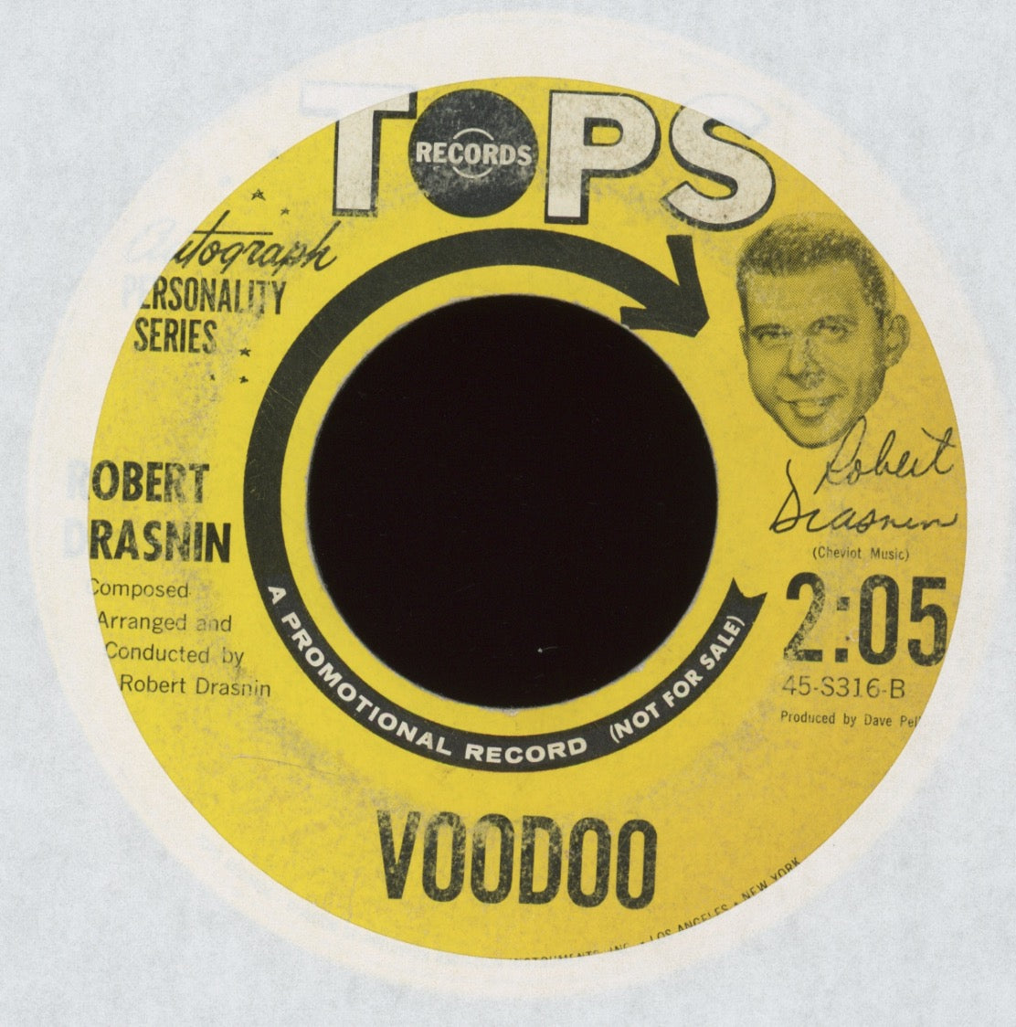 Robert Drasnin - Chant Of The Moon on Tops Exotica Jazz 45