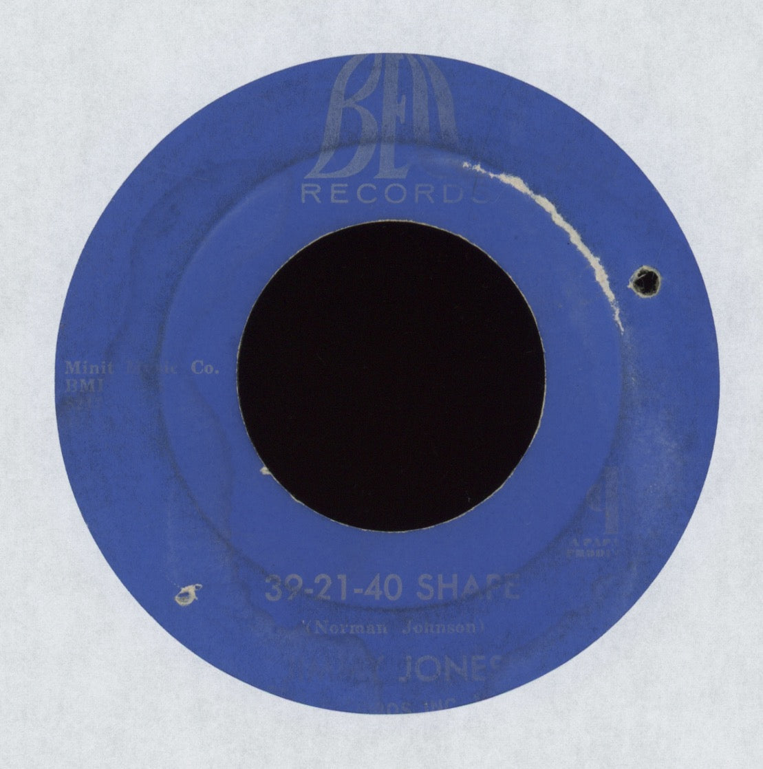 Jimmy Jones - 39-21-40 Shape on Bell Northern Soul 45