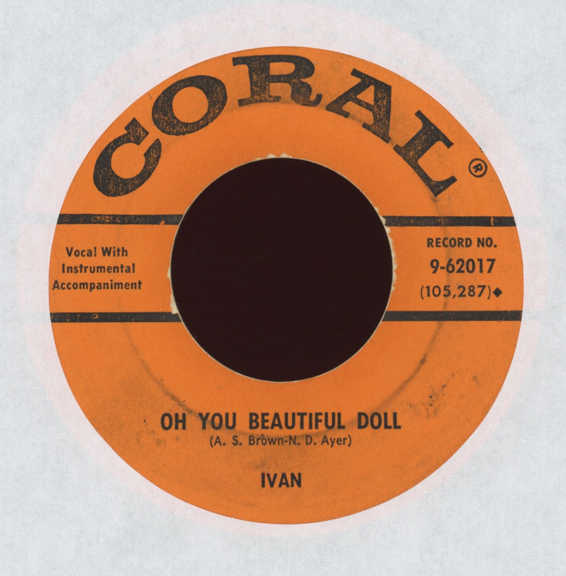 Ivan - Real Wild Child on Coral Rockabilly 45