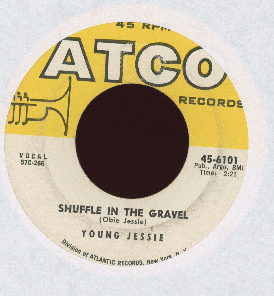 Young Jessie - Shuffle In The Gravel on Atco R&B 45