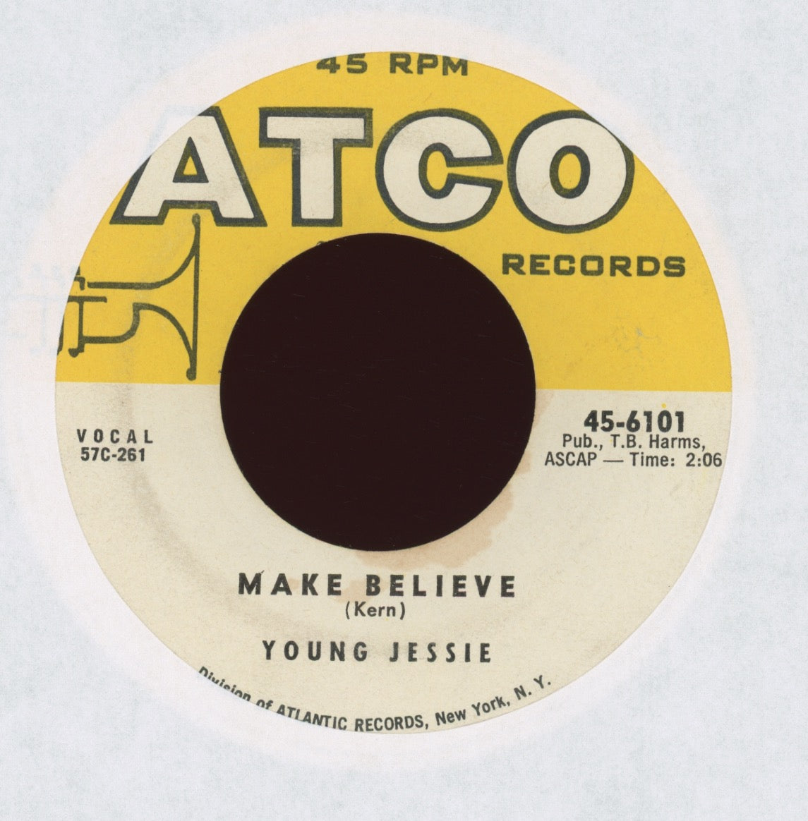 Young Jessie - Shuffle In The Gravel on Atco R&B 45