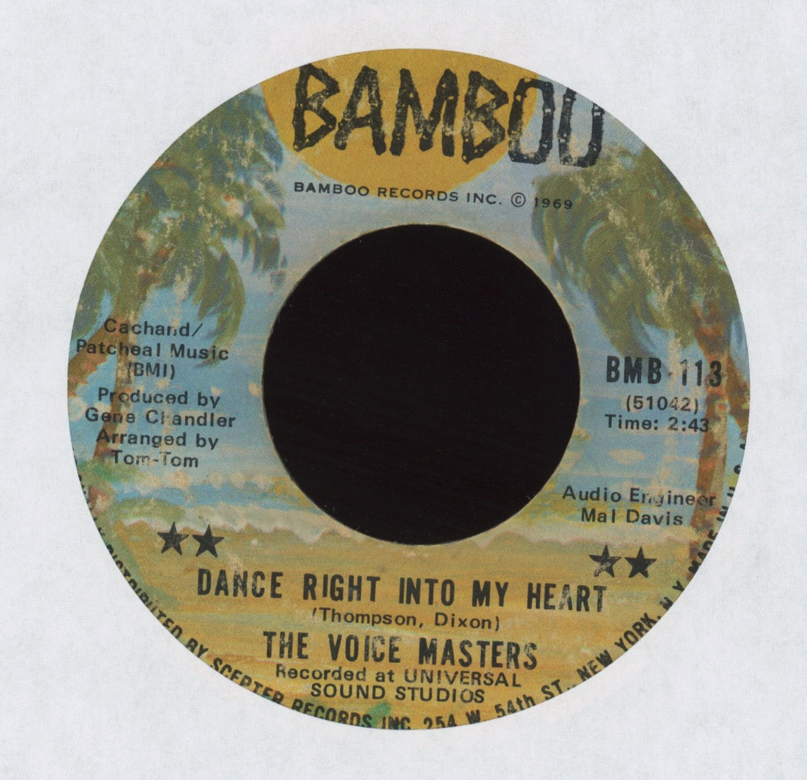 Voice Masters - Dance Right Into My Heart on Bamboo Soul Funk 45
