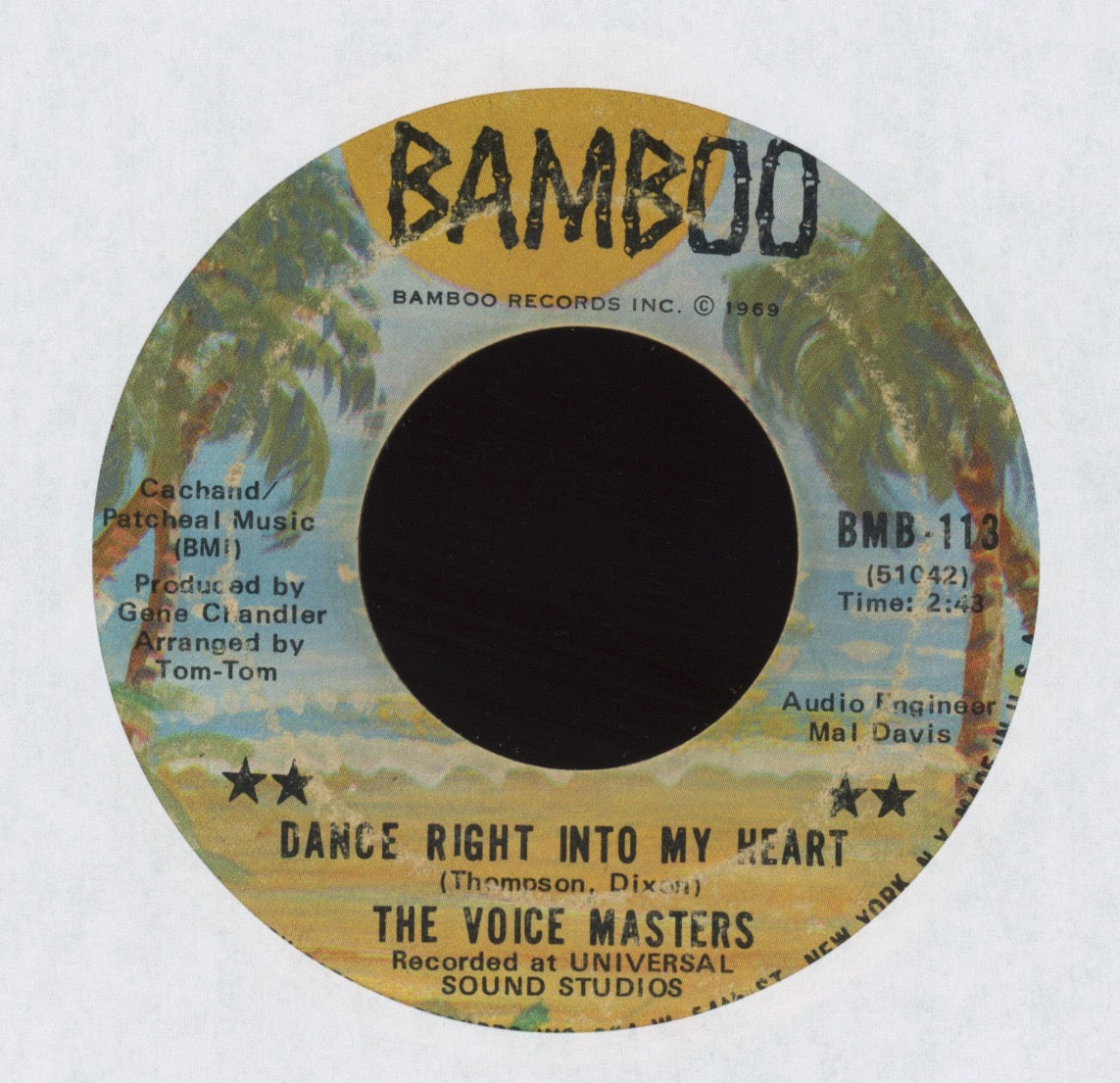 Voice Masters - Dance Right Into My Heart on Bamboo Soul Funk 45