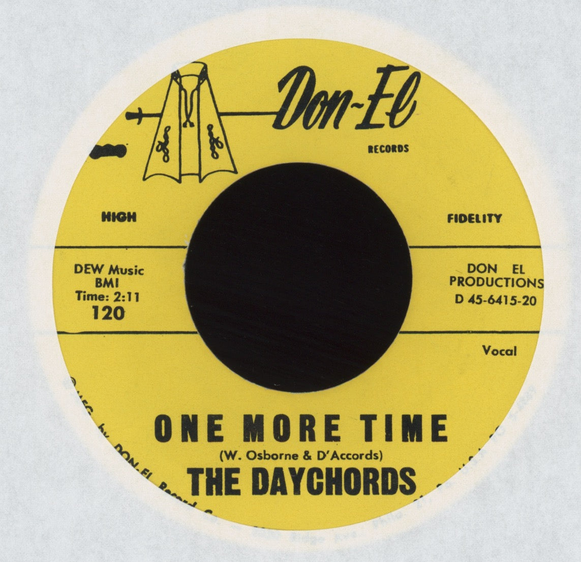 The Daychords - One More Time on Don El R&B Doo Wop 45
