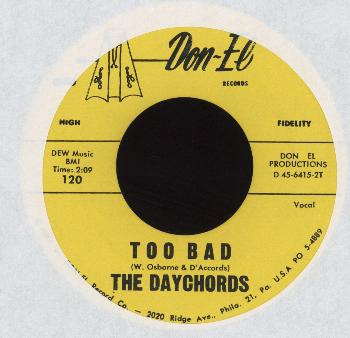 The Daychords - One More Time on Don El R&B Doo Wop 45