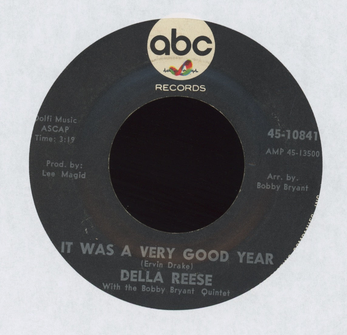 Della Reese - It Was A Very Good Year on ABC Soul Jazz Funk 45