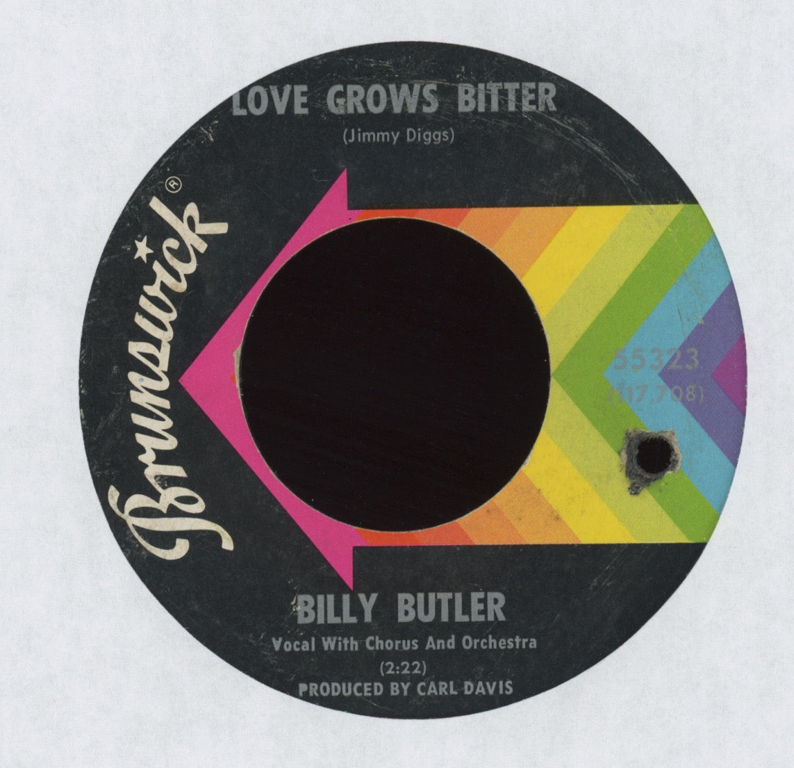 Billy Butler - Come Over To My Side on Brunswick Northern Soul 45