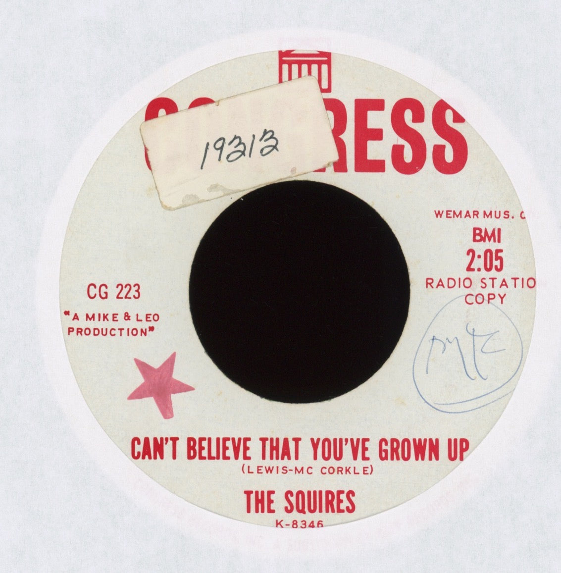 The Squires - Joyce on Congress Promo R&B Doo Wop 45