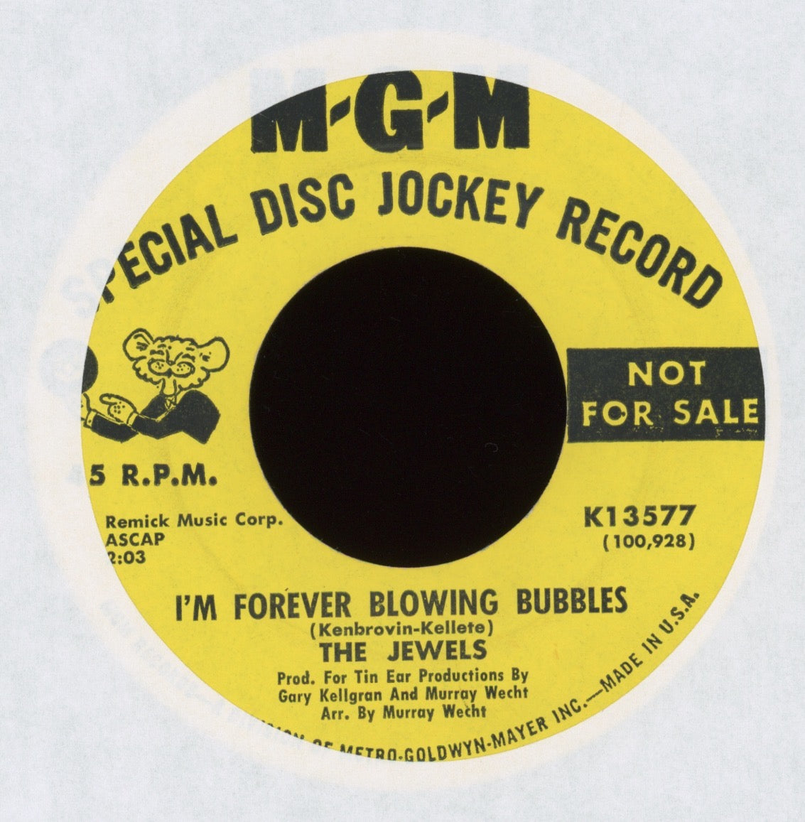 The Jewels - We Got Togetherness on MGM Promo Northern Soul 45
