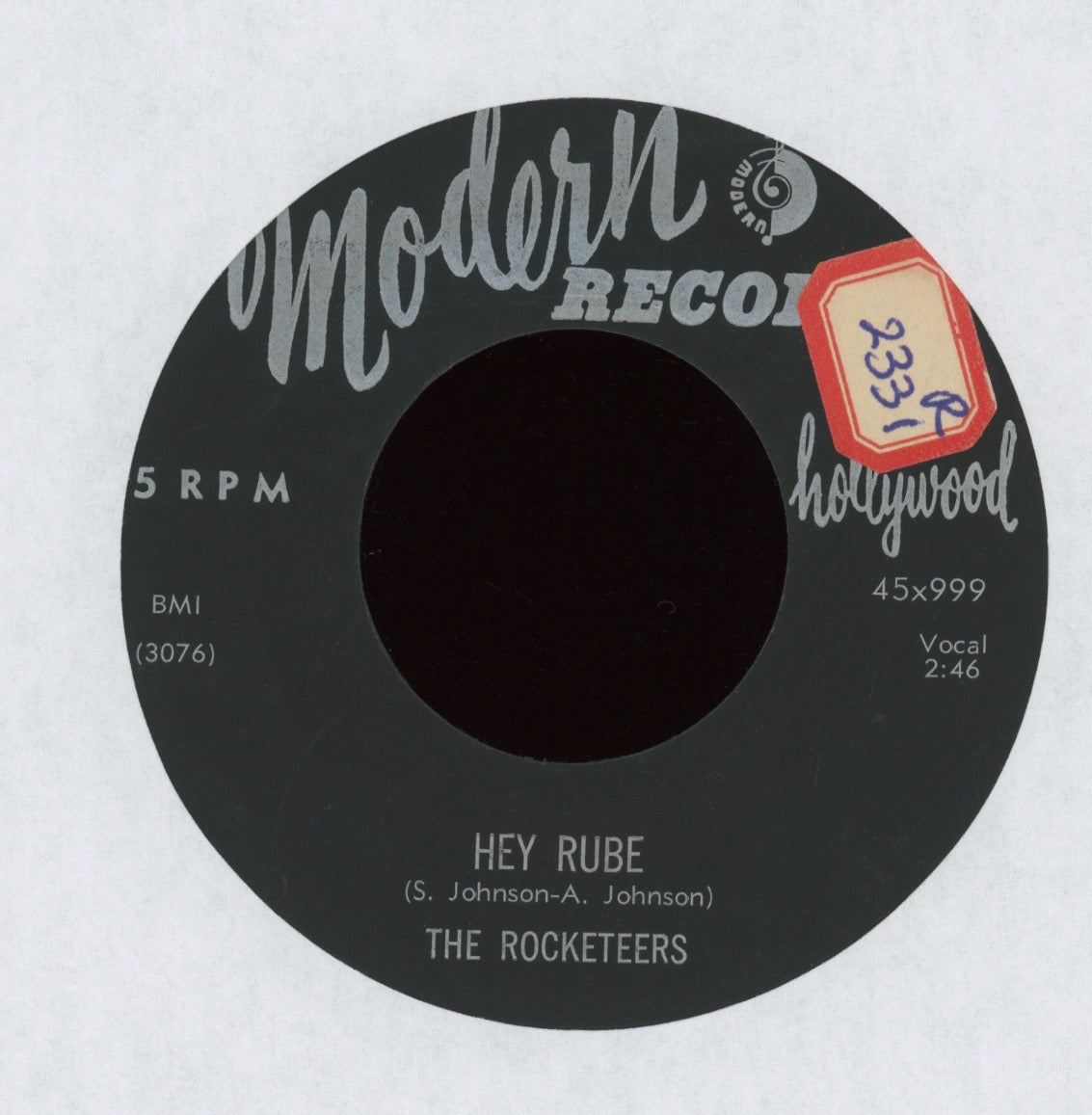 The Rocketeers - Talk It Over Baby on Modern R&B Doo Wop 45