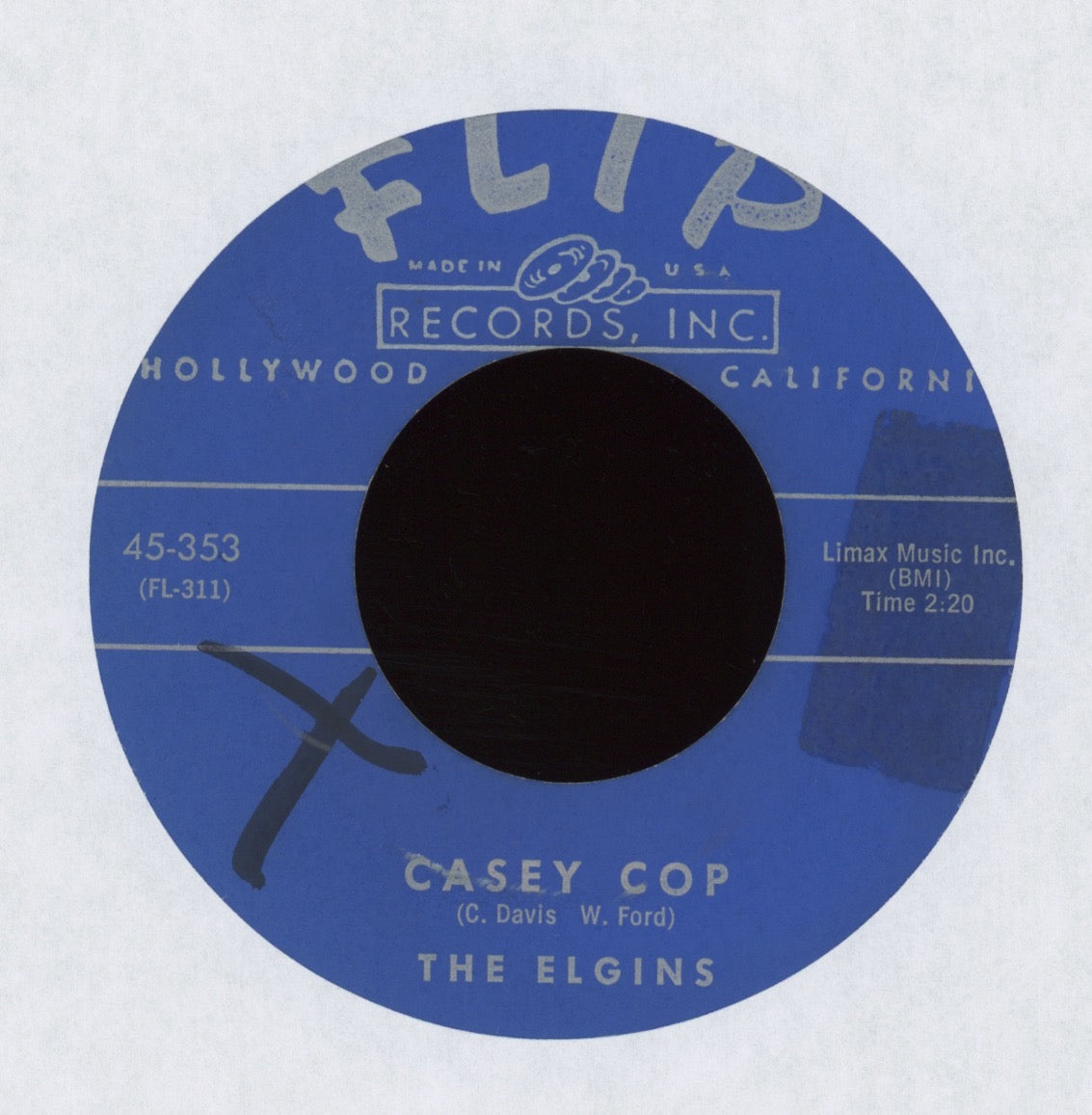 The Elgins - Uncle Sam's Man on Flip R&B Doo Wop 45