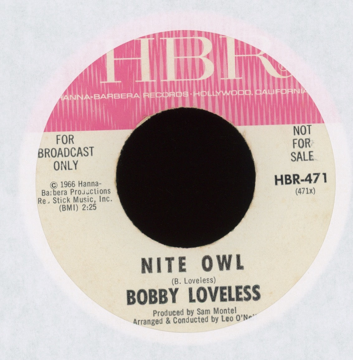 Bobby Loveless - Baby No More on HBR Promo Northern Soul 45