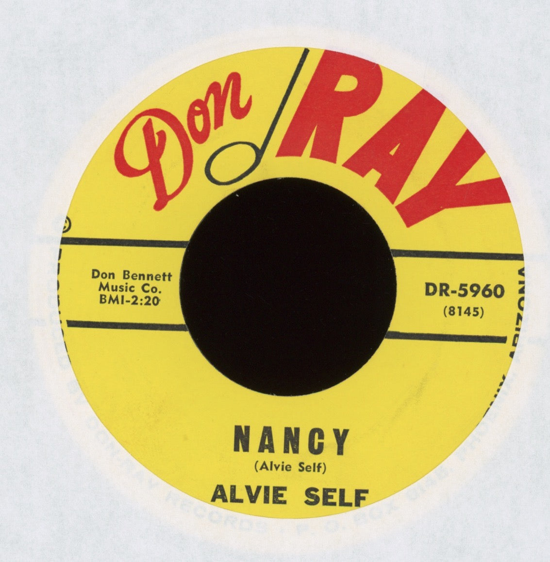 Alvie Self - Let's Go Wild on Don Ray Rockabilly 45