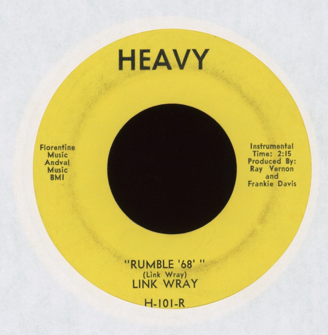 Link Wray - Blow Your Mind on Heavy Psych Surf 45