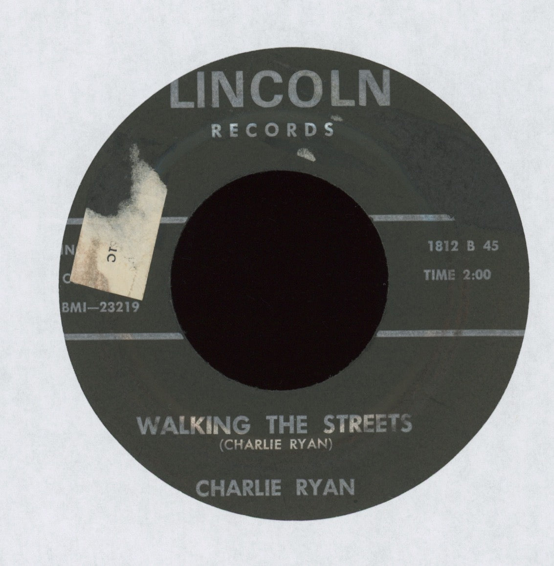 Charlie Ryan - Rocket Race on Lincoln Rockabilly 45