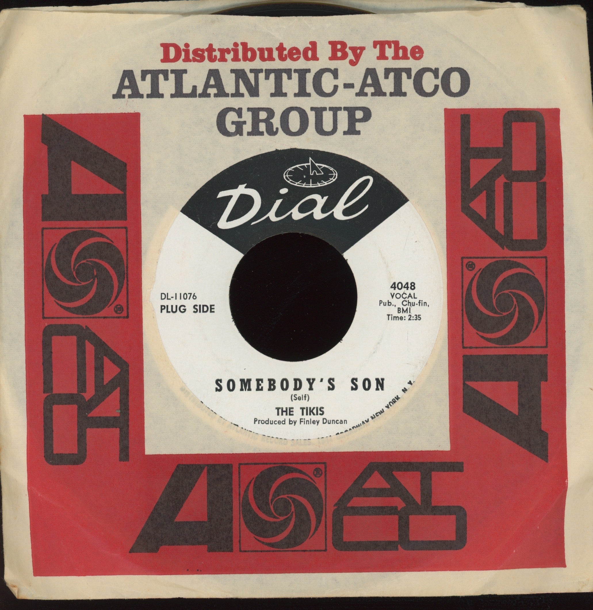 The Tikis - Somebody's Son on Dial Promo Garage 45