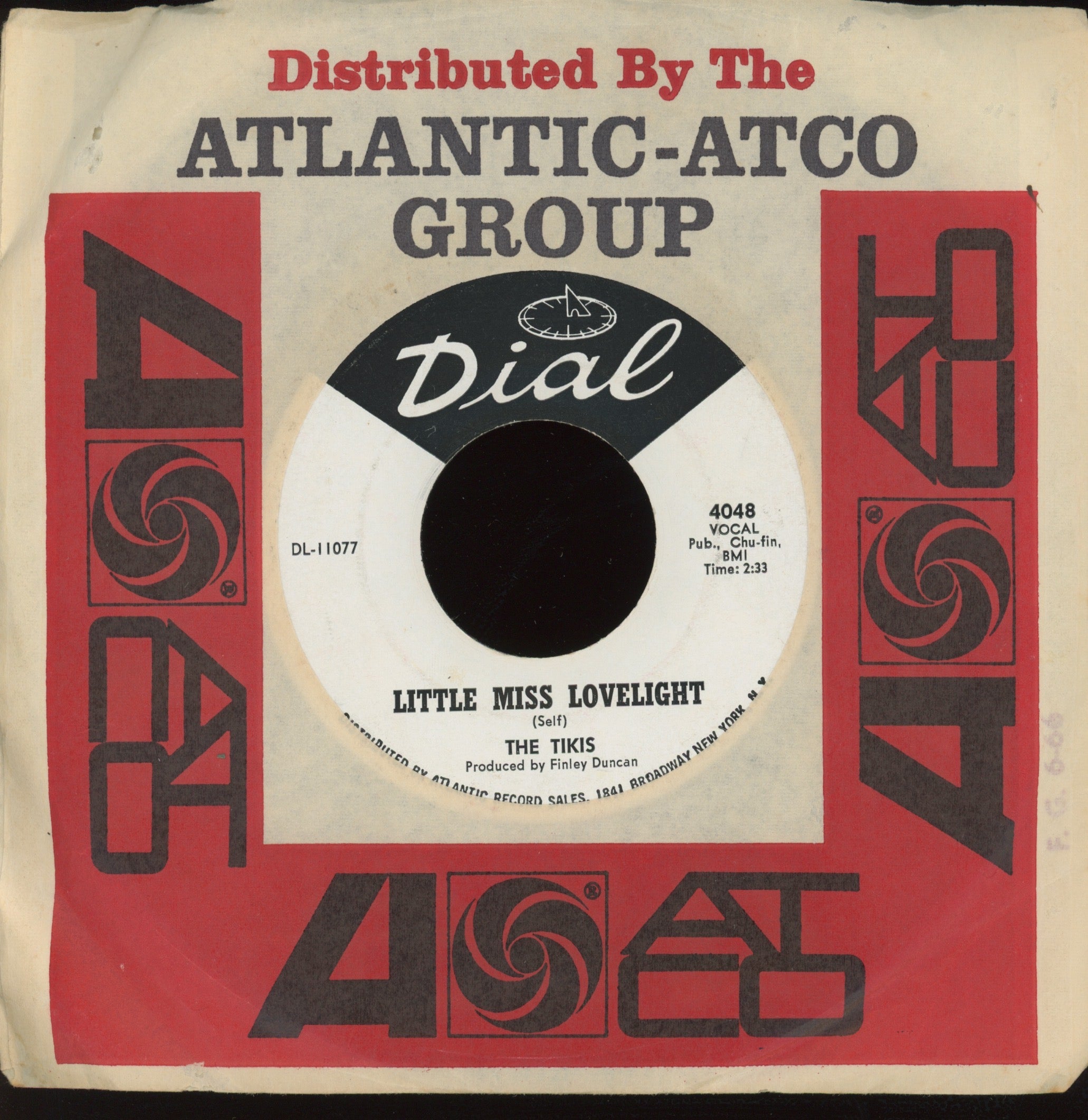 The Tikis - Somebody's Son on Dial Promo Garage 45