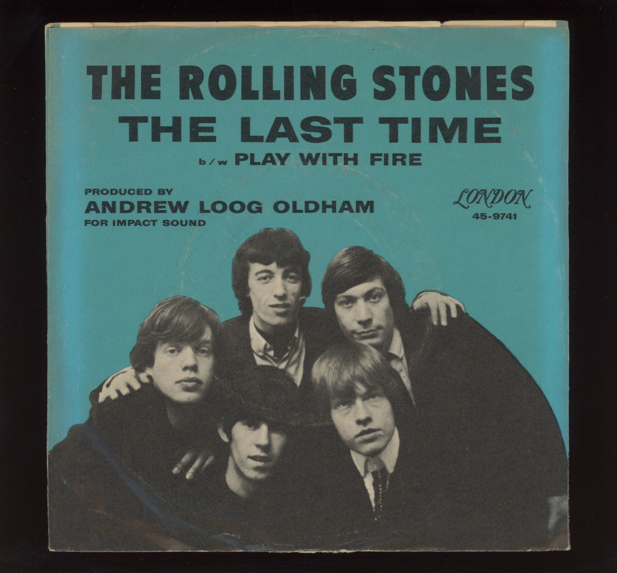 The Rolling Stones - The Last Time / Play With Fire on London 45 With Picture Sleeve