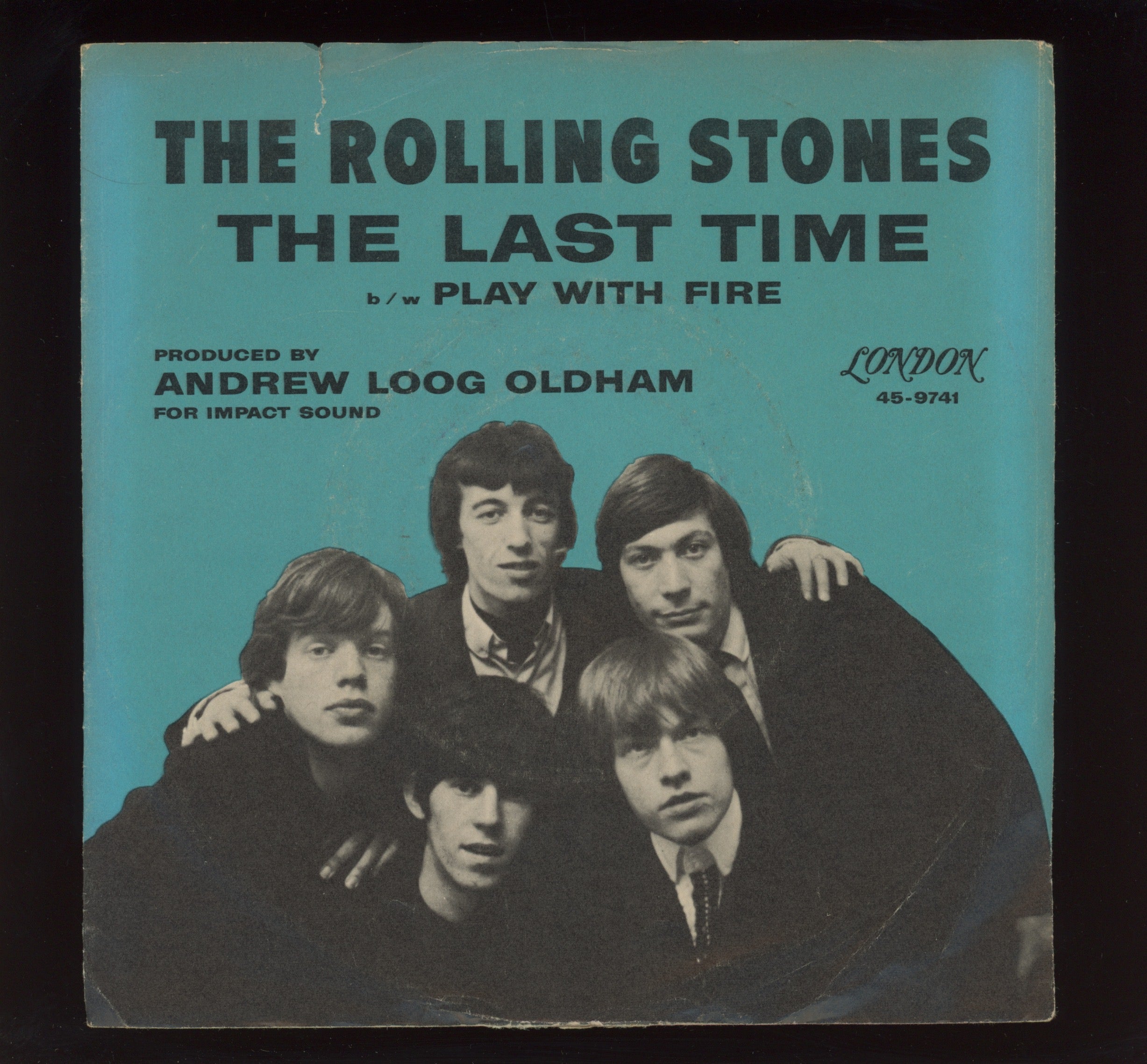 The Rolling Stones - The Last Time / Play With Fire on London 45 With Picture Sleeve
