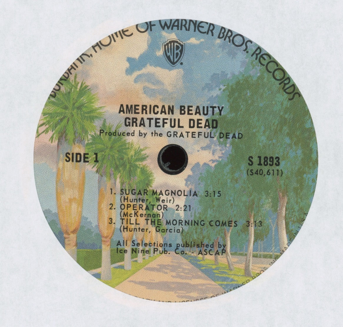 The Grateful Dead - American Beauty on WB Jukebox 7" EP With Picture sleeve
