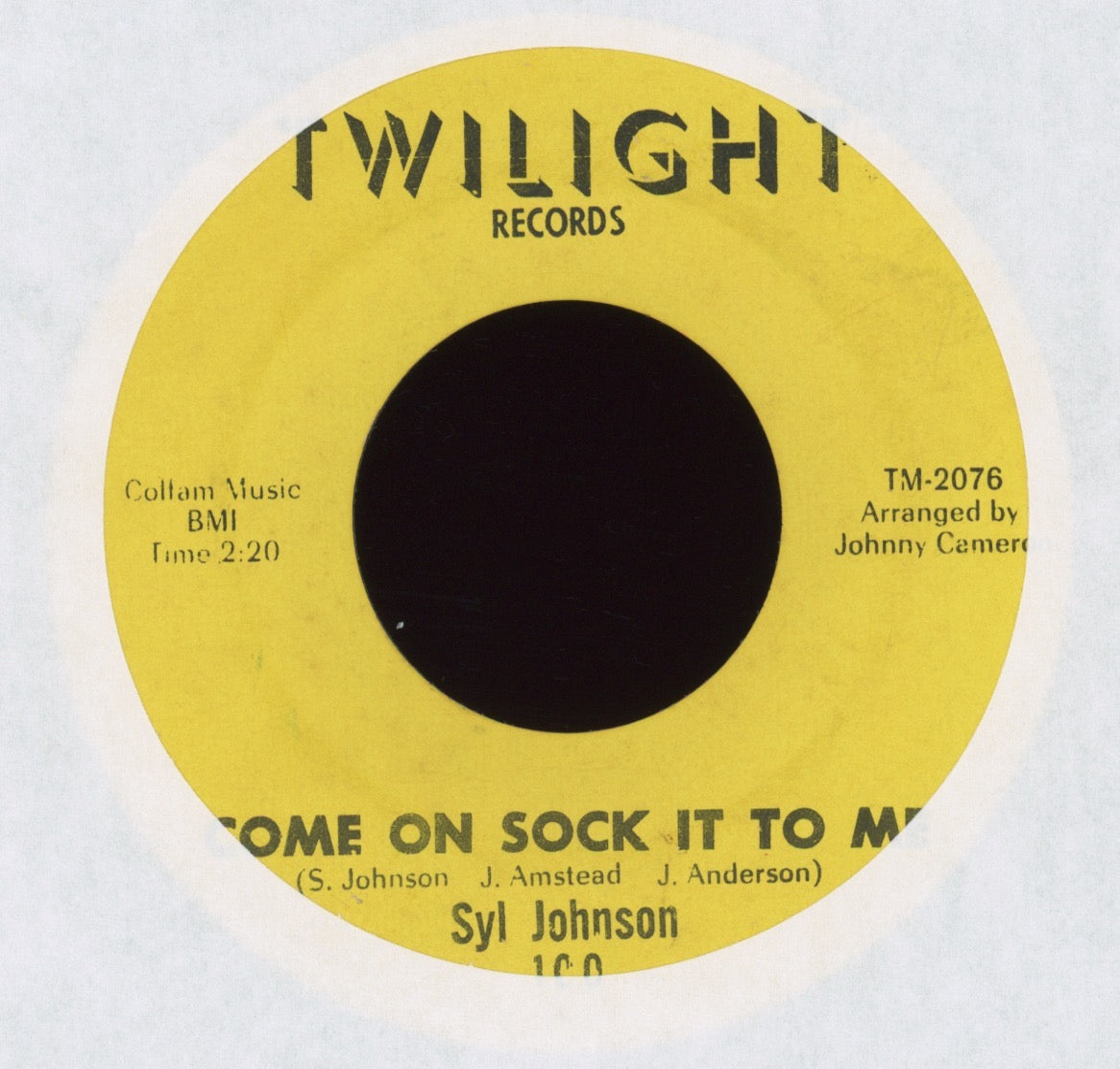 Syl Johnson - Try Me on Twilight Northern Soul 45