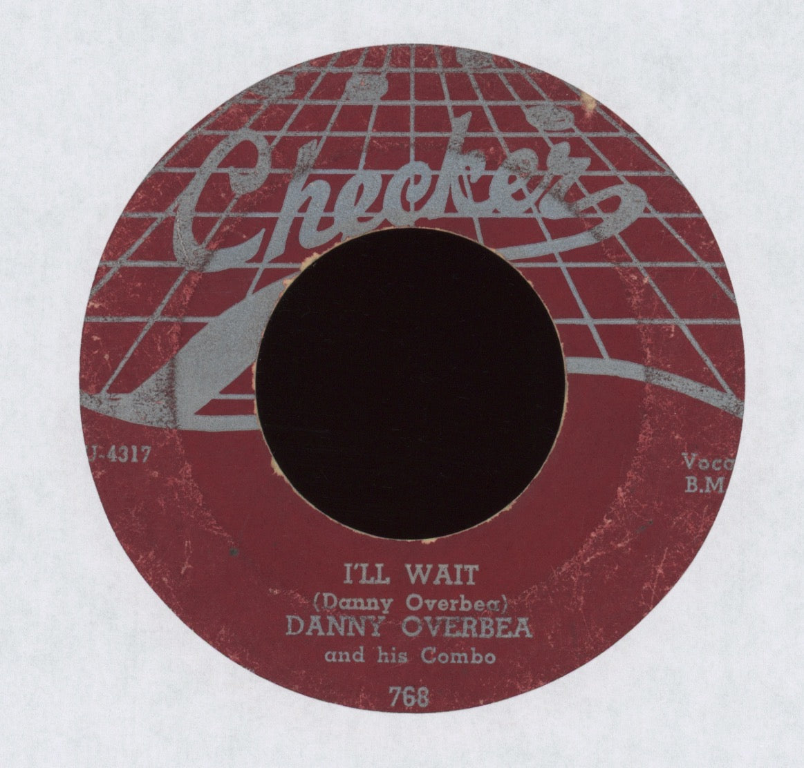 Danny Overbea And His Combo - Train Train Train on Checker R&B 45