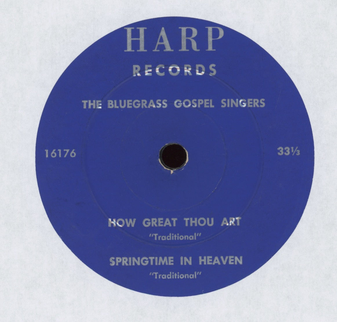 The Bluegrass Gospel Singers - Light At The River on Harp Bluegrass Gospel EP 7"