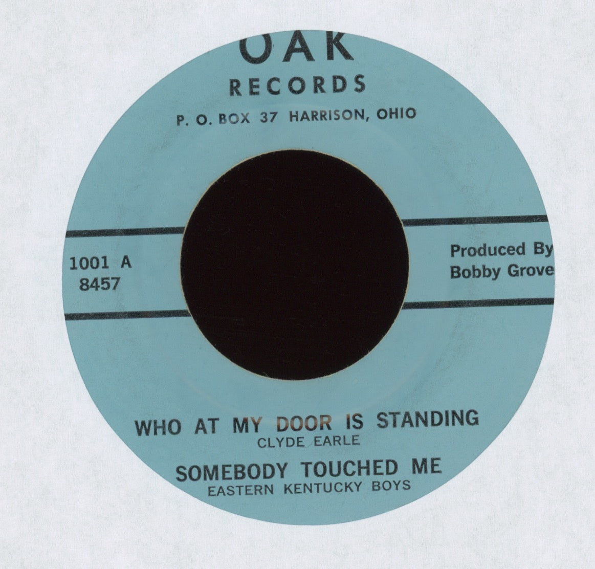 Glenn Scott - Big Black Train on Oak EP 1001 Gospel Rockabilly Bopper 45