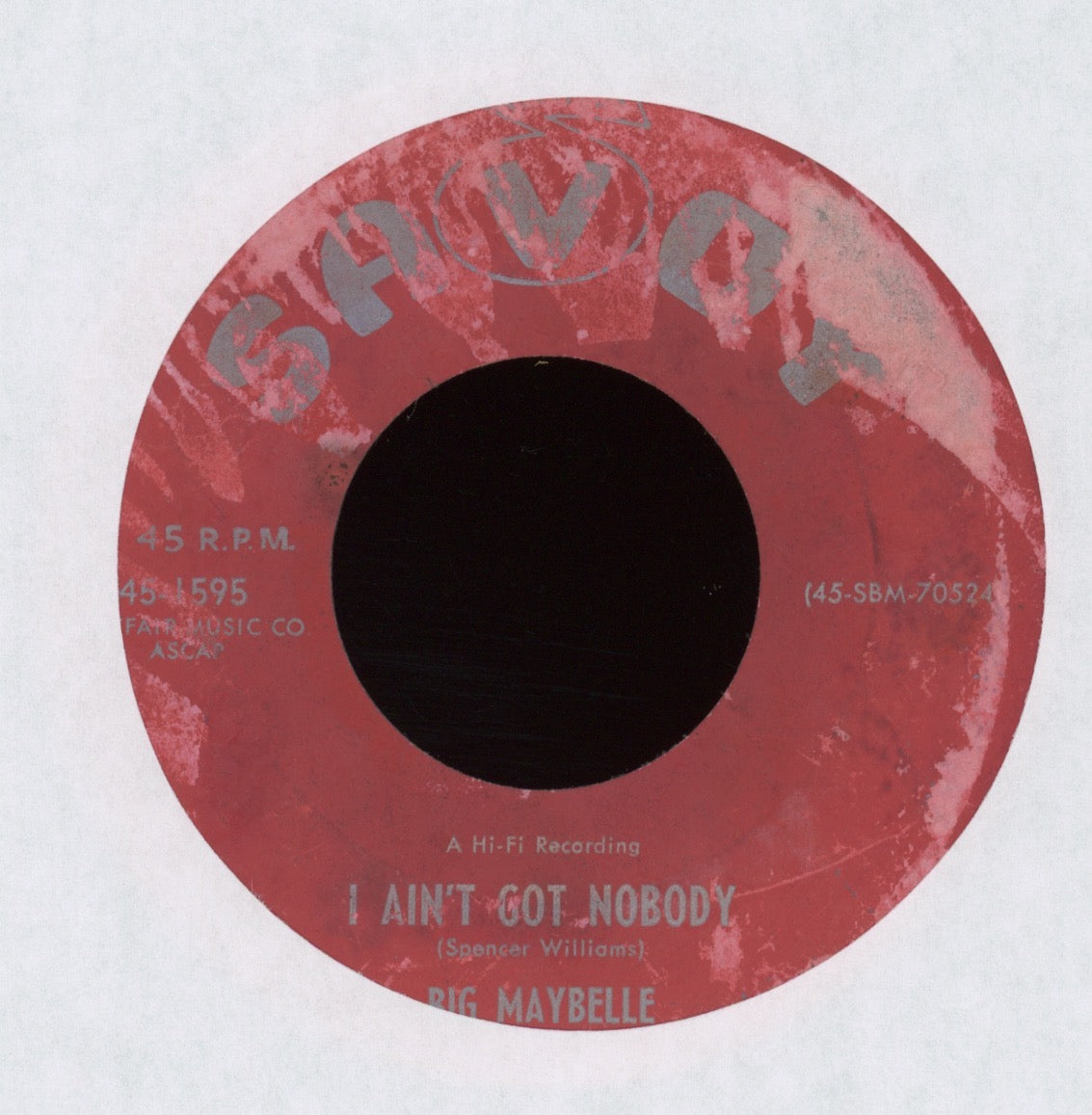 Big Maybelle - Going Home Baby on Savoy R&B Popcorn 45