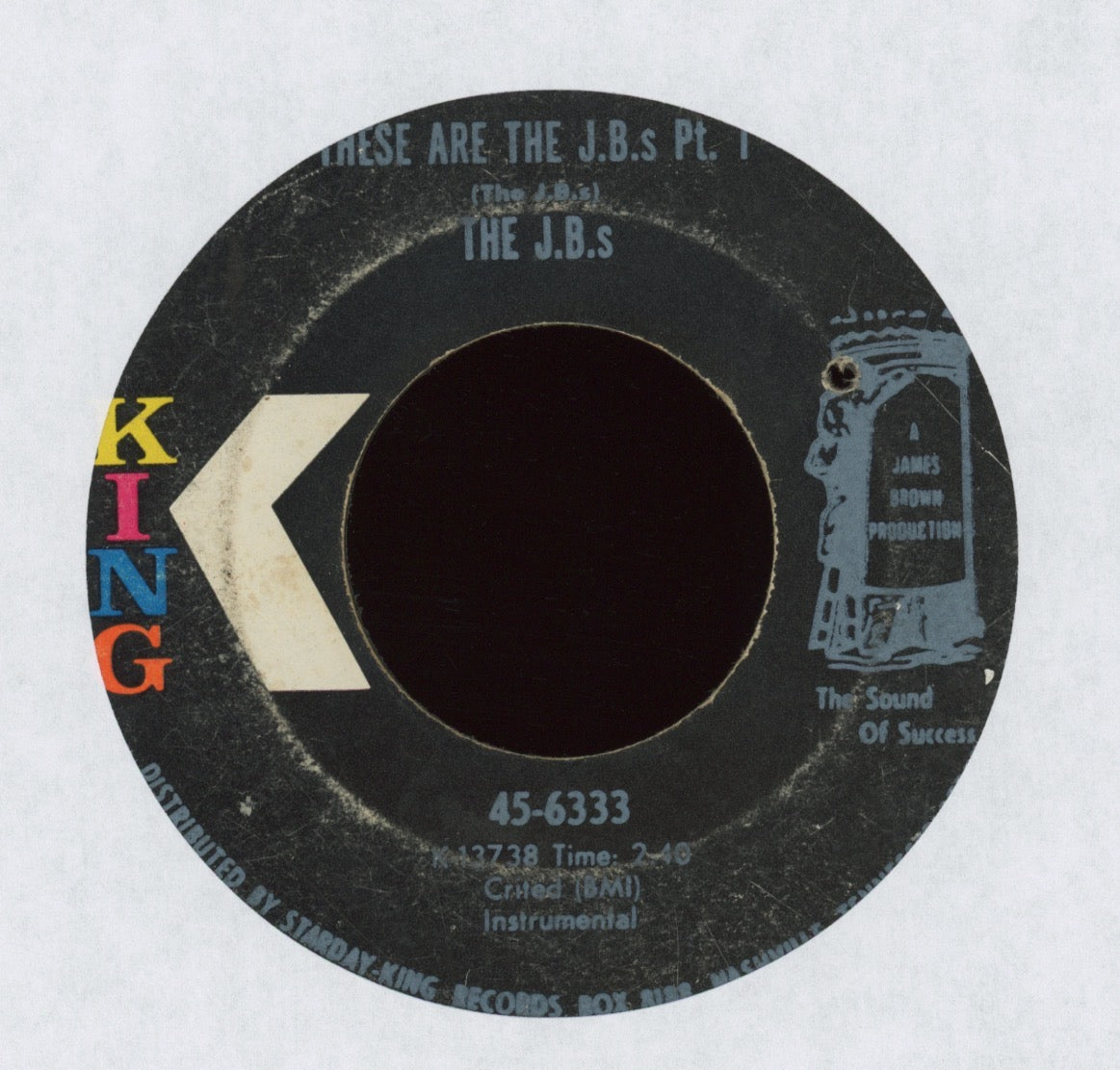 The J.B.'s - These Are The J.B.s on King Funk 45