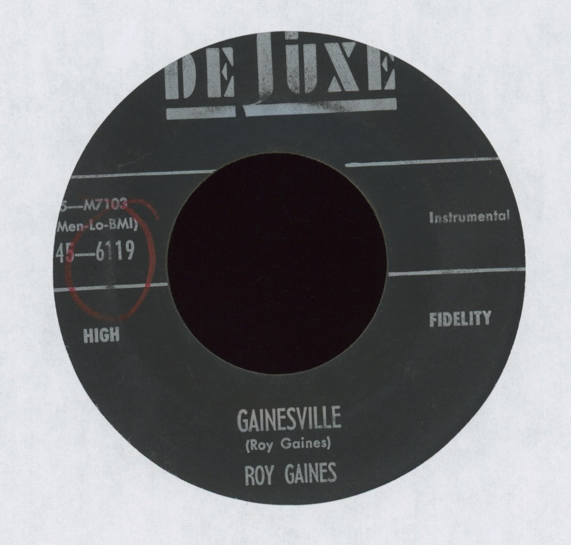 Roy Gaines - Isabella on DeLuxe R&B 45