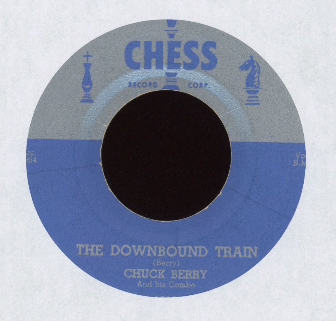 Chuck Berry & His Combo - No Money Down / The Downbound Train on Chess Silver Top R&B 45