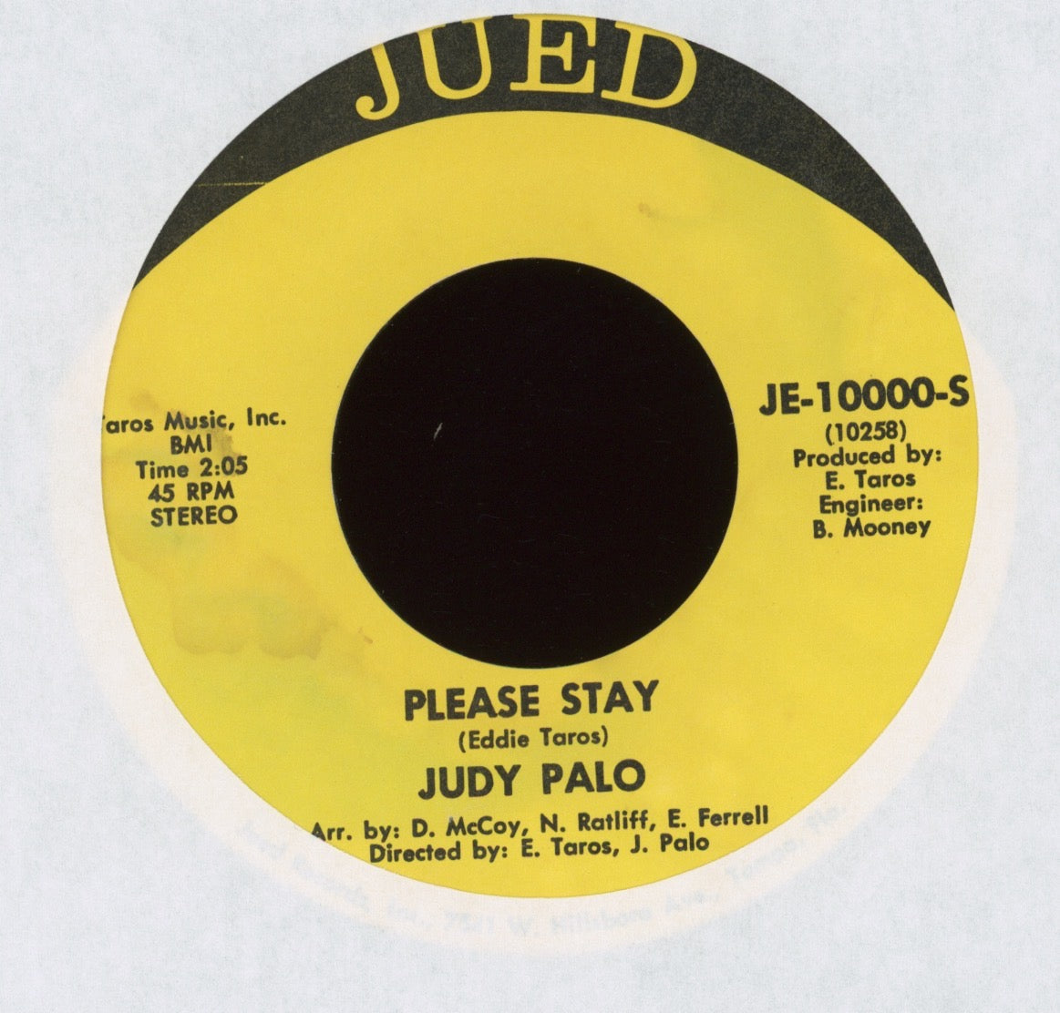 Judy Palo - Fooled By You on Jued Florida Surf 45