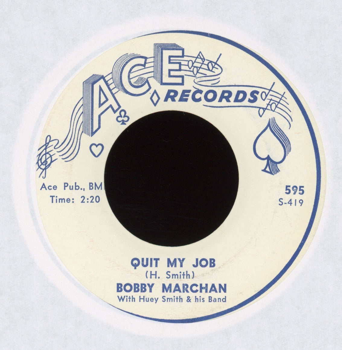 Bobby Marchan - Hush Your Mouth on Ace R&B Rocker 45